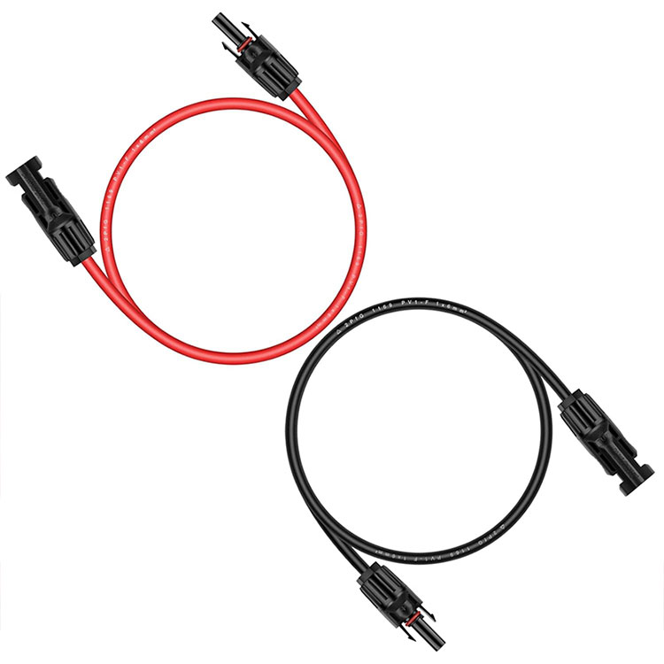 3Ft 10AWG የፎቶቮልታይክ ገመድ ለፀሐይ ኃይል መሙያ መቆጣጠሪያ